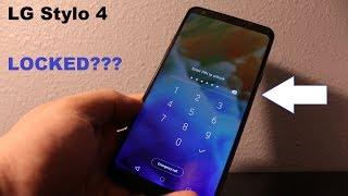 LG Stylo 4  stylo 5 How to  by pass screen lock pin  password  pattern... HARD RESET