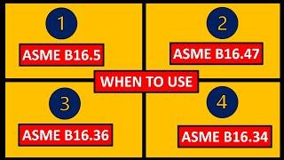 Flange standards MOST SIMPLE GUIDE   ASME B16.5  ASME B16.47  ASME B16.34  ASME B16.36