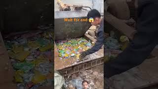 Crushed beer cans  amazing video #shorts #crush