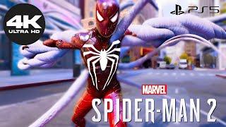Marvels Spider-Man 2 PS5 - Anti-Ock Suit Free Roam Gameplay 4K 60FPS