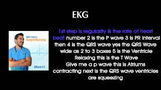 EKG interpretation song ECG electro cardio gram 5 steps