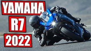 YAMAHA R7 2022 MOTORRAD TEST + RENNSTRECKE + GPS MESSUNG