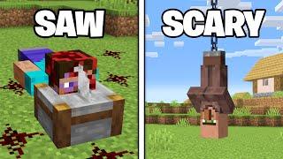 Testing SCARY Minecraft Build Hacks That Jumpscare You