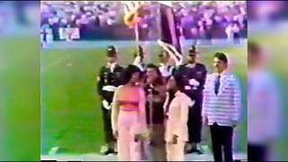 The Supremes sing The National Anthem NFL Game - August 24 1974