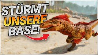 Ein Alpha Raptor stürmt unsere Base   ASA Gameplay deutsch