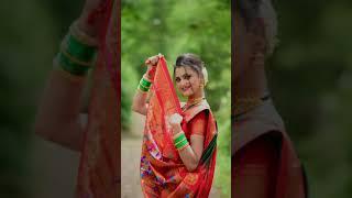 Saree poses ideas  Marathi style  girls saree poses simple saree pose #shorts