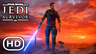 STAR WARS JEDI SURVIVOR All Cutscenes No Subtitles Star Wars Full Game Movie Cinematics 4K 2023