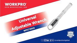 WORKPRO Universal Wrench  Adjustable Wrench Set