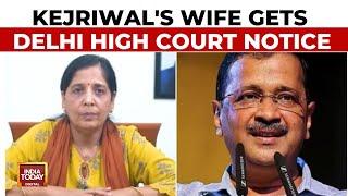 Notice To Sunita Kejriwal To Take Down Delhi CM Arvind Kejriwals Court Video  India Today News