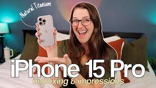 Unboxing iPhone 15 Pro Apple AirPods Pro 2 + Accessories  First impressions & MAJOR tech issues