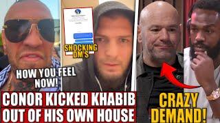 MMA Community React Conor McGregor WILD Move against Khabib Jon Jones requesting Dana White