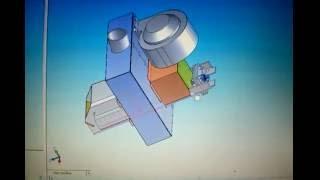 Пеллетная горелка GRIN-MPX. 3D модель. Homemade pellet burner.