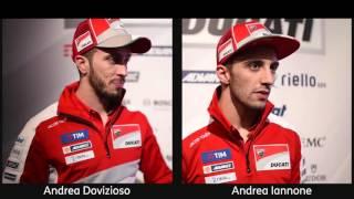 Dovizioso e Iannone lintervista doppia