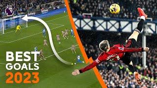 BEST Premier League Goals From 2023 Ft. Garnacho Haaland & Salah