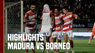 Highlights Madura United FC 1 vs 0 Borneo FC  Championship Series  BRI Liga 1 202324