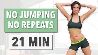 21-MIN FLUID WORKOUT FOR WEIGHT LOSS - NO JUMPING NO REPEATS