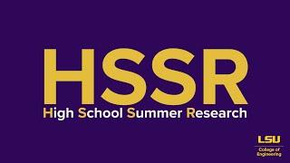 High School Summer Research Program