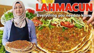 Turkish LAHMACUN How To Make At Home?  The Most Popular Street Food In Turkey