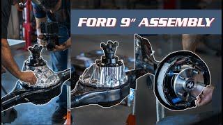 How To Assemble Ford 9-Inch  E-Brake Cable Brake Lines Axles & MORE