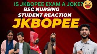 STUDENTS REACTION BEFORE AND AFTER JKBOPEE 2023 BSC NURSING EXAM EXAM CENTRE BRITISH SCHOOL