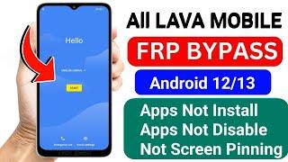 All Lava Android 1112 Frp BypassApps Not Open  New Trick 2024  No PcReset Frp Lock 100% Working