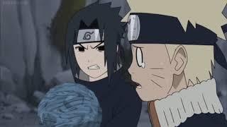 Naruto Shippuden - Naruto and Sasuke Stuck together - English Dub