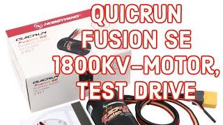 Hobbywing QuicRun Fusion SE 1800KV Sensored Brushless Motor 40A ESC 2 in 1 Test Drive