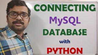 PYTHON DATABASE CONNECTIVITY  HOW TO CONNECT MYSQL WITH PYTHON  CONNECTING DATABASE WITH PYTHON