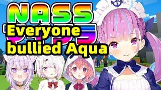 NASS Collab ENG SUB #1 Everyone bullied Minato Aqua Nekomata Okayu  Shiina Yuika Sasaki Saku