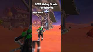 BEST Hiding Spots to Reach UNREAL Rank  #shorts #fortnite