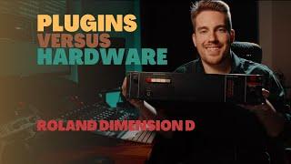 Vintage Roland Dimension D Unit versus UAD Studio D plugin