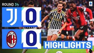 JUVENTUS-MILAN 0-0  HIGHLIGHTS  The spoils are shared in Turin  Serie A 202324