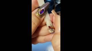 Юлия Билей - Паук  Julia Biley - Spider nail art Periscope