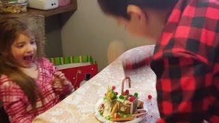 Kid Temper Tantrum Destroys Little Sisters Gingerbread House Cus Hers Was Better  Original  