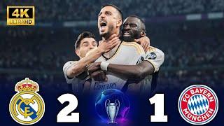 Crazy match - “Real Madrid 2-1 Bayern Munich”  ● Champions League 2024 Joselu shine  ¦ 4k 