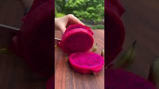 How to Make Pink Dragon fruit Tanghulu  #easyrecipe  #recipe #food #foodie