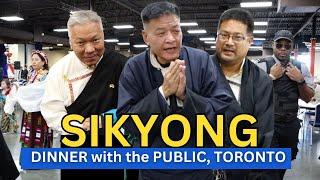 Sikyong Penpa Tsering la in Toronto 2024