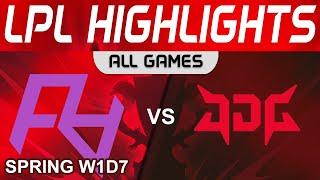 RA vs JDG Highlights ALL GAMES LPL Spring Split 2024 Rare Atom vs JD Gaming by Onivia