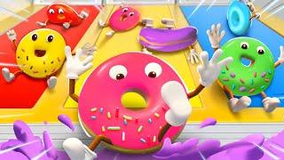 Colors Song - Ten Little Donuts  Fun Sing Along Song  Kids Cartoon  Kids Song  BabyBus