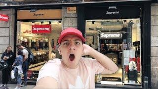 DONT GO TO THIS FAKE SUPREME STORE IN SPAIN  I Spent A Week In Barcelona EPISODE 6