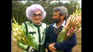 Dame Edna Burkes Backyard Celebrity Gardener. Barry Humphries