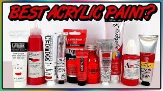 What Is The Best Acrylic Paint? Liquitex Culture Hustle Golden Ara Amsterdam & More