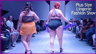 Empowering Elegance - Plus-Size Womens Lingerie Fashion Show 2023