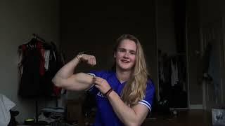 Beautiful stunning female biceps Muscle girl flexing biceps #fbb #bodybuilding #bodybuilder