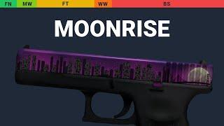 Glock-18 Moonrise - Skin Float And Wear Preview