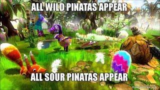 Viva Pinata-All Wild and Sour Pinatas Appear