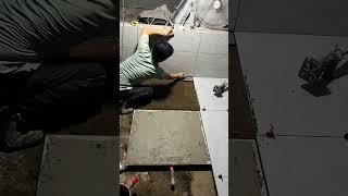 Tile installation P5642#shorts