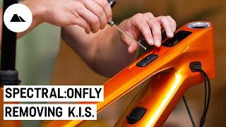 Canyon SpectralONfly  How to remove the KIS steering stabilizer