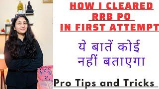 How I cleared RRB PO in First Attempt  Topper’s Strategy and Sources  Pro Tips by Karishma Singh