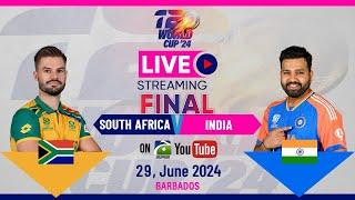 Live T20 World Cup 2024 Scorecard - India vs South Africa  - Final ICC Mens T20 World Cup